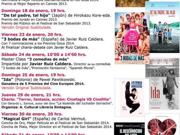 PANORAMA, ciclo de cine actual, 2015