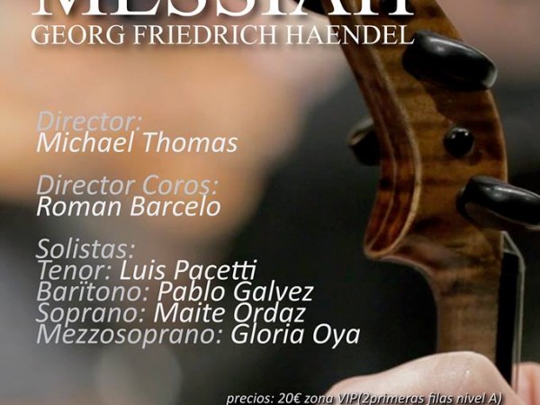 MESSIAH DE HAENDEL: ORQUESTA DE ALMERIA+CORO OCAL